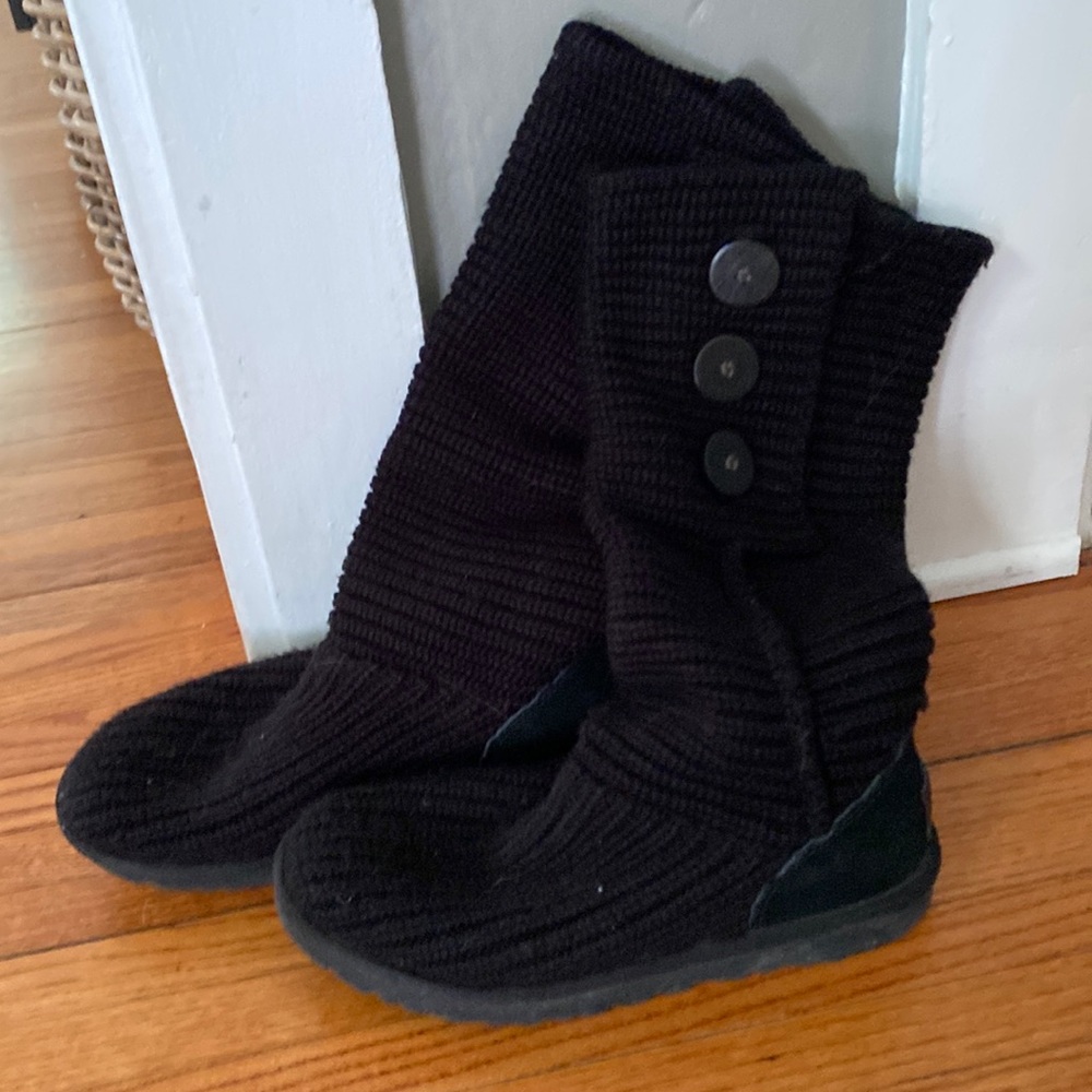 Black Ugg Knit Boots